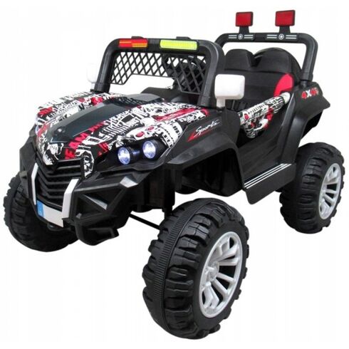 Masinuta electrica cu telecomanda 4 X 4 Buggy X7 R-Sport - Alb, Culoare: Alb/Negru,poza 3