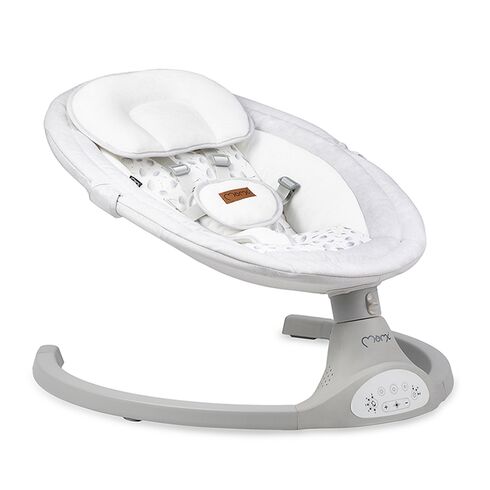 Balansoar electric MoMi Lami, Light Grey, Culoare: Gri deschis,poza 4