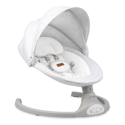 Balansoar electric MoMi Lami, Light Grey, Culoare: Gri deschis,poza 6