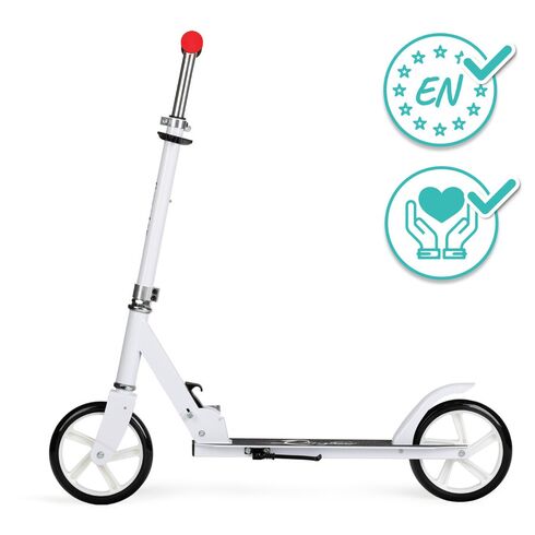 Trotineta freestyle, QKIDS, WEISS White, Culoare: Alb,poza 3