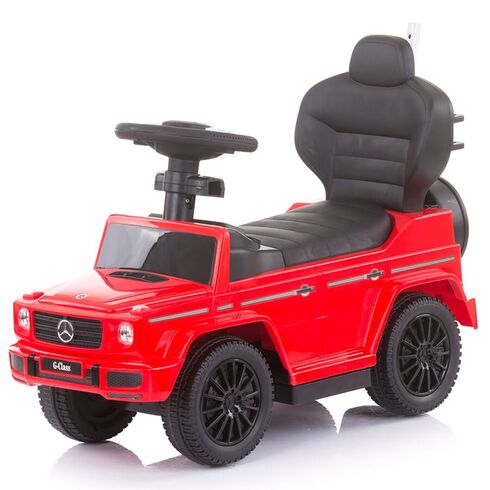Masinuta de impins Chipolino Mercedes G350 red cu maner si copertina, Culoare: Rosu,poza 5