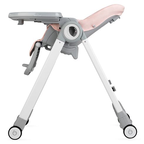 Scaun de masa copii Momi Luxuria, Piele ecologica, Pink, Culoare: Roz,poza 3