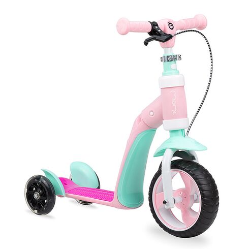 Trotineta transformabila 2 in 1 MoMi ELIOS Pink, Culoare: Roz