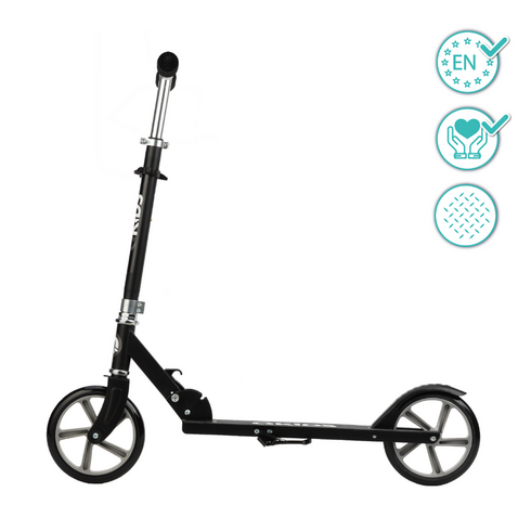 Trotineta freestyle, QKIDS, WEISS Black, Culoare: Negru - poza 3 - ExclusivMAG.ro