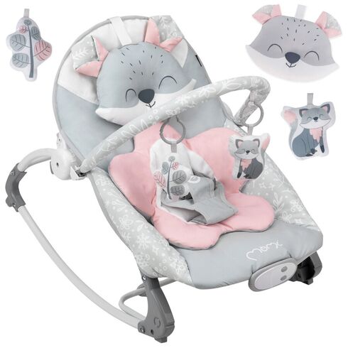 Bouncer MoMi Luis Pink, 0Luni+, Culoare: Roz