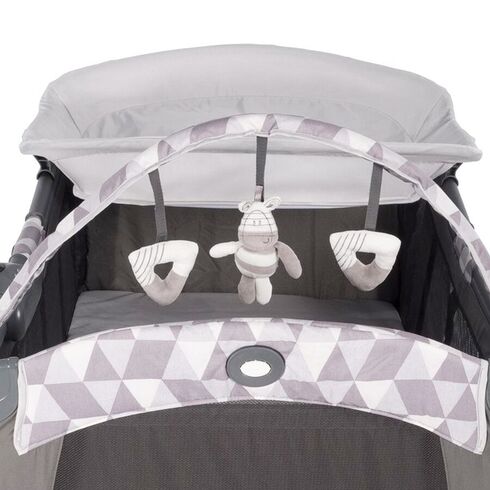 Patut Contour Electra Watney Graco, Culoare: Alb/Gri,poza 4