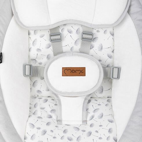 Balansoar electric MoMi Lami, Light Grey, Culoare: Gri deschis,poza 5