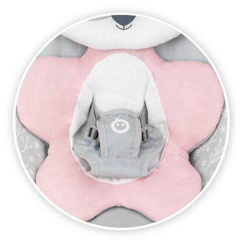 Bouncer MoMi Luis Pink, 0Luni+, Culoare: Roz,poza 4