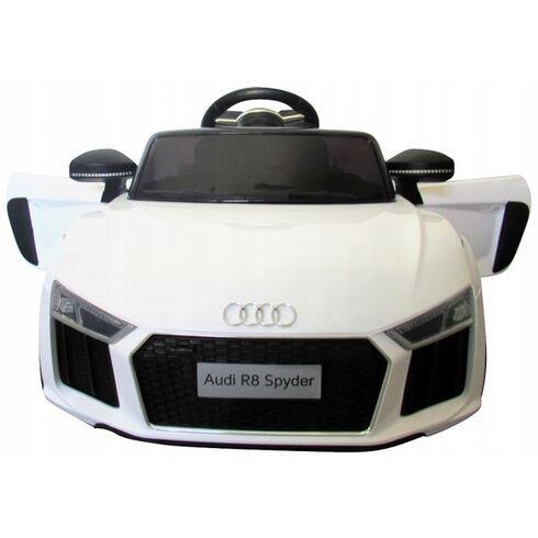 Masinuta electrica cu telecomanda Audi R8 R-Sport - Alb, Culoare: Alb, Capacitate acumulator: 6V,poza 4  - ExclusivMAG.ro Masinuta electrica cu telecomanda Audi R8 R-Sport - Alb, Culoare: Alb, Capacitate acumulator: 6V,poza 4