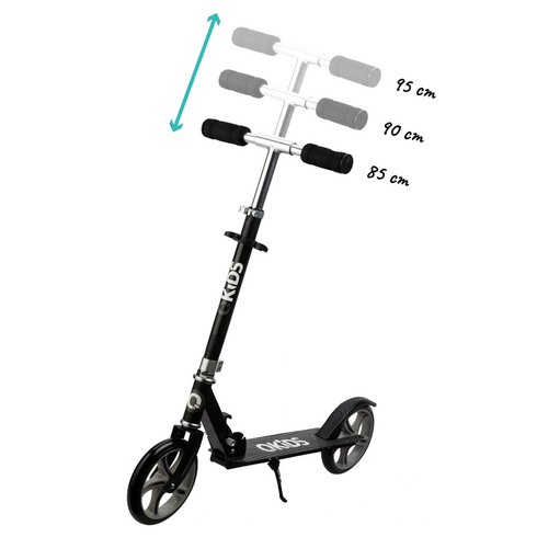 Trotineta freestyle, QKIDS, WEISS Black, Culoare: Negru - poza 5 - ExclusivMAG.ro