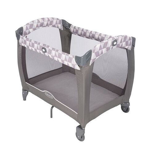 Patut Contour Electra Watney Graco, Culoare: Alb/Gri,poza 2