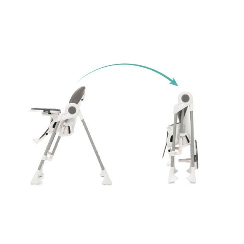 Scaun inalt pentru masa, leagan muzical, Henry granit Fillikid, Culoare: Gri,poza 9