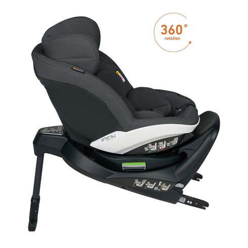 Scaun auto rotativ BeSafe iZi Turn i-Size - Anthracite Mesh, Culoare: Gri, Grupa: 61-105cm (4luni - 4ani),poza 5  - ExclusivMAG.ro Scaun auto rotativ BeSafe iZi Turn i-Size - Anthracite Mesh, Culoare: Gri, Grupa: 61-105cm (4luni - 4ani),poza 5