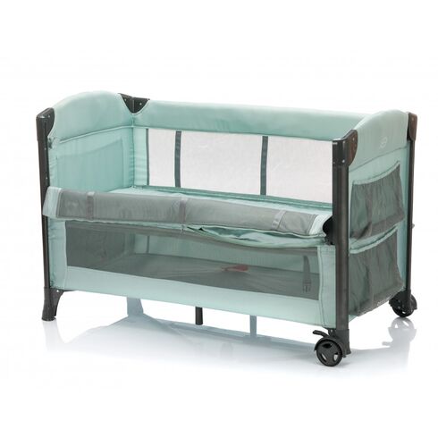 Patut pliabil cu 3 pozitii Mint Fillikid, Culoare: Turquoise,poza 2