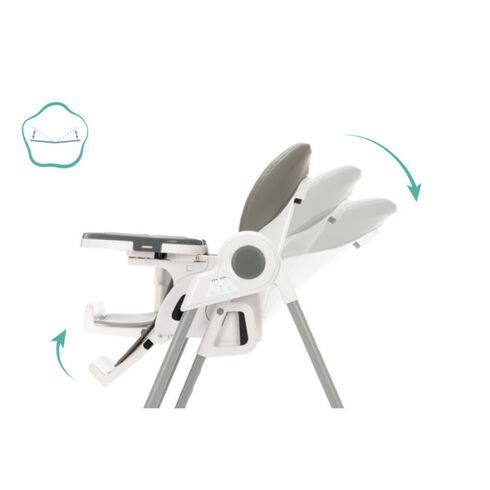 Scaun inalt pentru masa, leagan muzical, Henry granit Fillikid, Culoare: Gri,poza 4