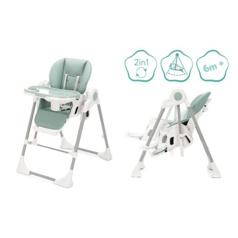 Scaun inalt pentru masa, leagan muzical, Henry menta Fillikid, Culoare: Turquoise,poza 2