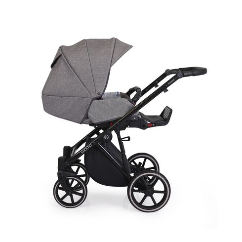 Carucior Kunert MOLTO 3 in 1 Negru/Flori cadru negru, Culoare: Negru - poza 7 - ExclusivMAG.ro