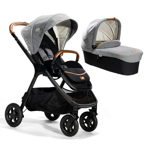 Carucior multifunctional 2 in 1 Joie Finiti Signature, Carbon, Culoare: Gri/Negru