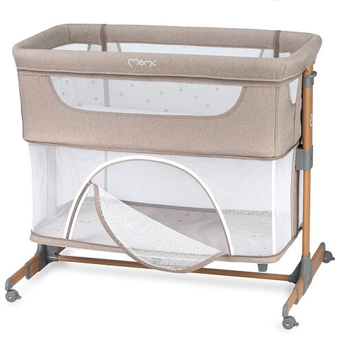 Co-sleeper MoMi, Smart Bed 4 in 1 Beige, Culoare: Crem,poza 6