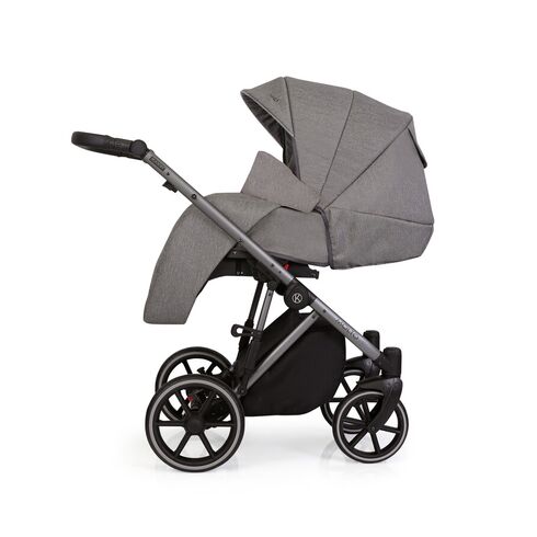 Carucior Kunert MOLTO 3 in 1 Flori Roz cadru grafit, Culoare: Roz - poza 11 - ExclusivMAG.ro