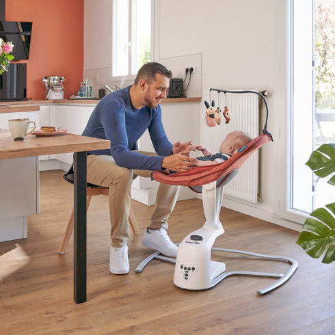 Leagan Swoon Motion Terracotta Babymoov, Culoare: Portocaliu,poza 5