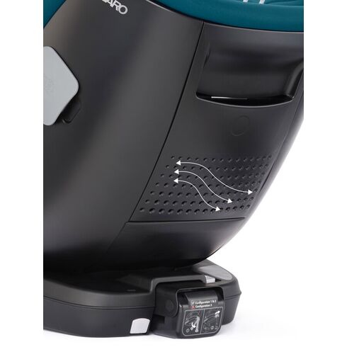 Scaun Auto Rear Facing i-Size Recaro 0-7 ani Salia 125 Select Teal Green, Culoare: Verde, Grupa: 0-25kg (0 luni - 7 ani) - poza 7 - ExclusivMAG.ro