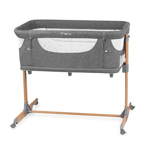 Co-sleeper Momi, Smart Bed 4 in 1 Grey, Culoare: Gri,poza 3