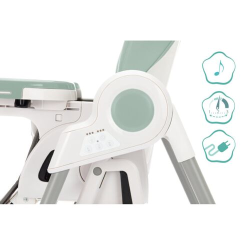 Scaun inalt pentru masa, leagan muzical, Henry menta Fillikid, Culoare: Turquoise,poza 7