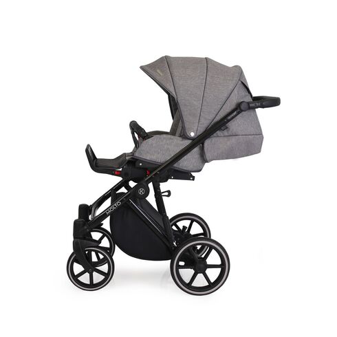 Carucior Kunert MOLTO 3 in 1 Negru/Flori cadru negru, Culoare: Negru - poza 8 - ExclusivMAG.ro