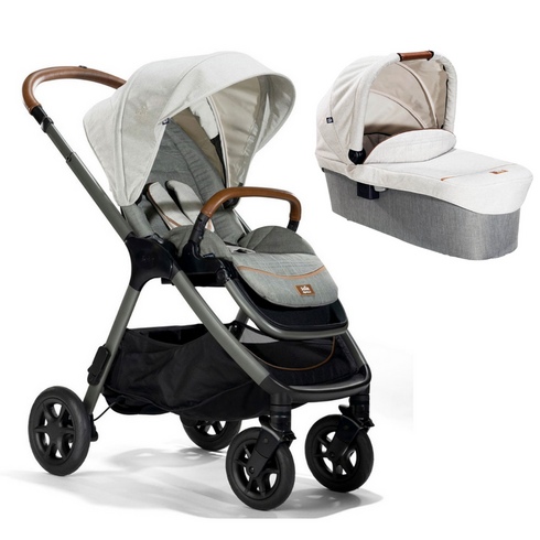 Carucior multifunctional 2 in 1 Joie Finiti Signature, Oyster, Culoare: Gri deschis  - ExclusivMAG.ro
