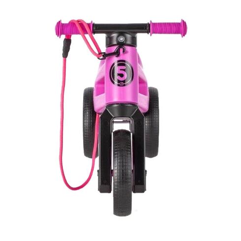 Bicicleta fara pedale Funny Wheels Rider SuperSport 2 in 1 Violet, Culoare: Violet,poza 2