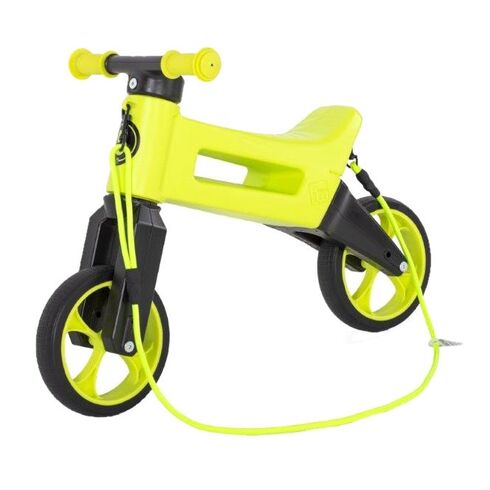 Bicicleta fara pedale Funny Wheels Rider SuperSport 2 in 1 Lime, Culoare: Verde,poza 3