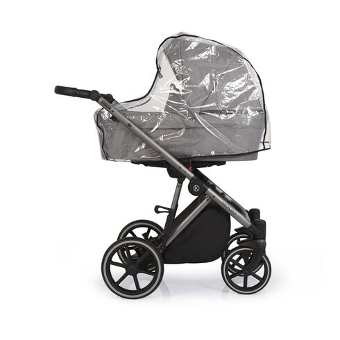 Carucior Kunert MOLTO 3 in 1 Grafit Jeans cadru grafit, Culoare: Gri - poza 2 - ExclusivMAG.ro