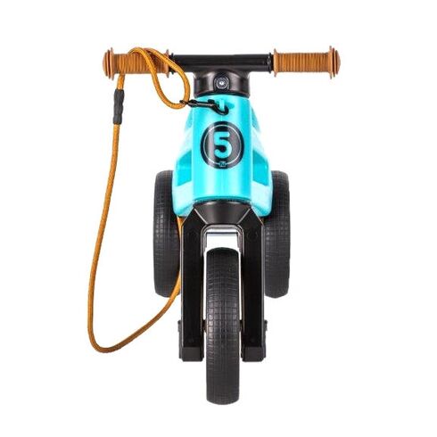 Bicicleta fara pedale Funny Wheels Rider SuperSport 2 in 1 Aqua, Culoare: Albastru - poza 4 - ExclusivMAG.ro