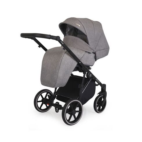 Carucior Kunert MOLTO 3 in 1 Negru/Flori cadru negru, Culoare: Negru - poza 10 - ExclusivMAG.ro
