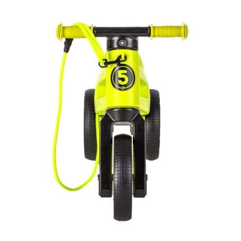 Bicicleta fara pedale Funny Wheels Rider SuperSport 2 in 1 Lime, Culoare: Verde,poza 5