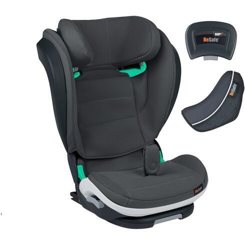 Scaun auto copii BeSafe iZi Flex Fix i-Size - Anthracite Mesh, Culoare: Gri, Grupa: 15-36kg (4 ani - 12 ani)