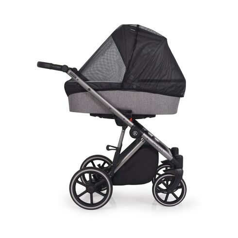 Carucior Kunert MOLTO 3 in 1 Gri/Flori cadru grafit, Culoare: Gri deschis - poza 5 - ExclusivMAG.ro