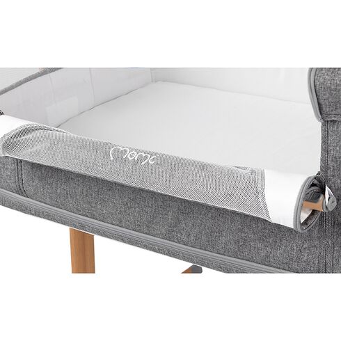 Co-sleeper Momi, Smart Bed 4 in 1 Grey, Culoare: Gri,poza 4
