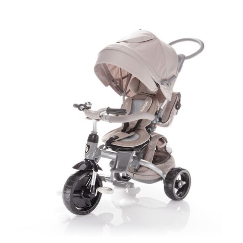 Tricicleta multifunctionala ZOPA Citigo Almond Beige, Culoare: Crem  - ExclusivMAG.ro