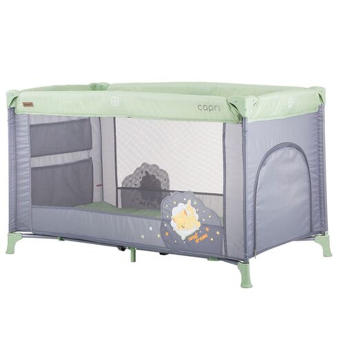 Patut pliabil Chipolino Capri avocado, Culoare: Verde, Dimensiuni: 120x60