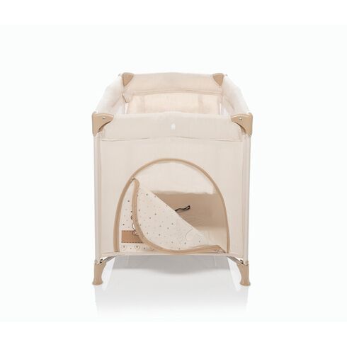 Patut pliant 2 nivele ZOPA Nanny Animal Beige, Culoare: Crem,poza 5
