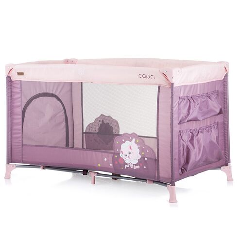 Patut pliabil Chipolino Capri lilac, Culoare: Mov, Dimensiuni: 120x60,poza 3