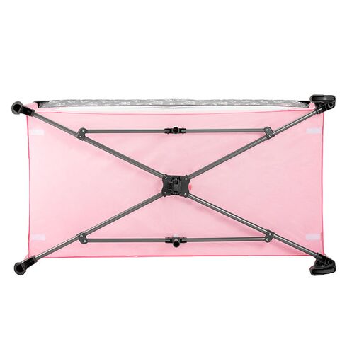 Patut pliabil, 60x120 cm, Momi, Belove, Pink, Culoare: Roz, Dimensiuni: 120x60,poza 5