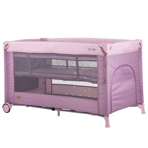 Patut pliabil Chipolino Ariel lilac, Culoare: Mov, Dimensiuni: 120x60