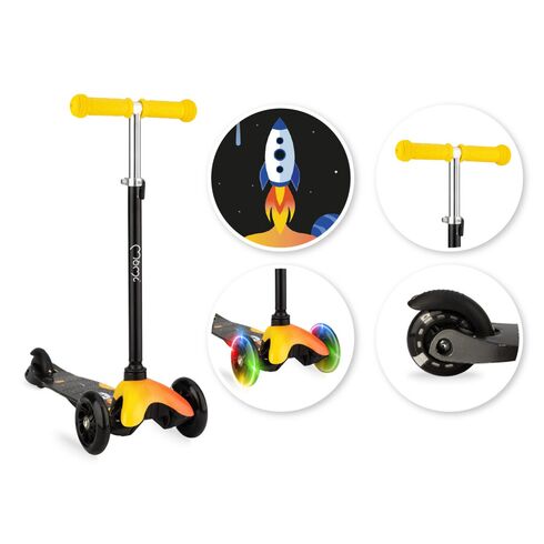 Trotineta de echilibru MoMi WEENDY Yellow, Culoare: Galben,poza 4