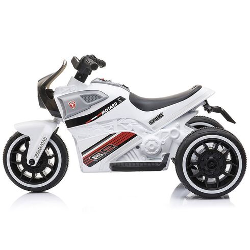 Motocicleta electrica Chipolino Sport Max white, Culoare: Alb, Capacitate acumulator: 6V - poza 5 - ExclusivMAG.ro