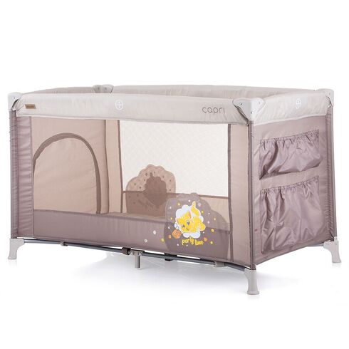Patut pliabil Chipolino Capri humus, Culoare: Crem, Dimensiuni: 120x60 - poza 3 - ExclusivMAG.ro
