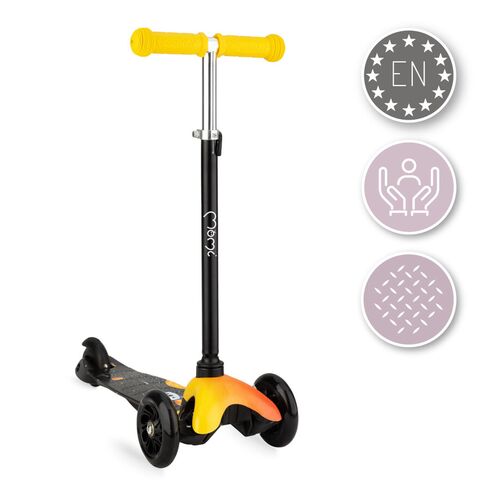 Trotineta de echilibru MoMi WEENDY Yellow, Culoare: Galben,poza 2