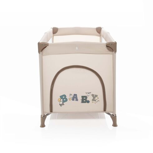 Patut pliant 1 nivel ZOPA Caravan Baby Beige, Culoare: Crem, Dimensiuni: 120x60,poza 5